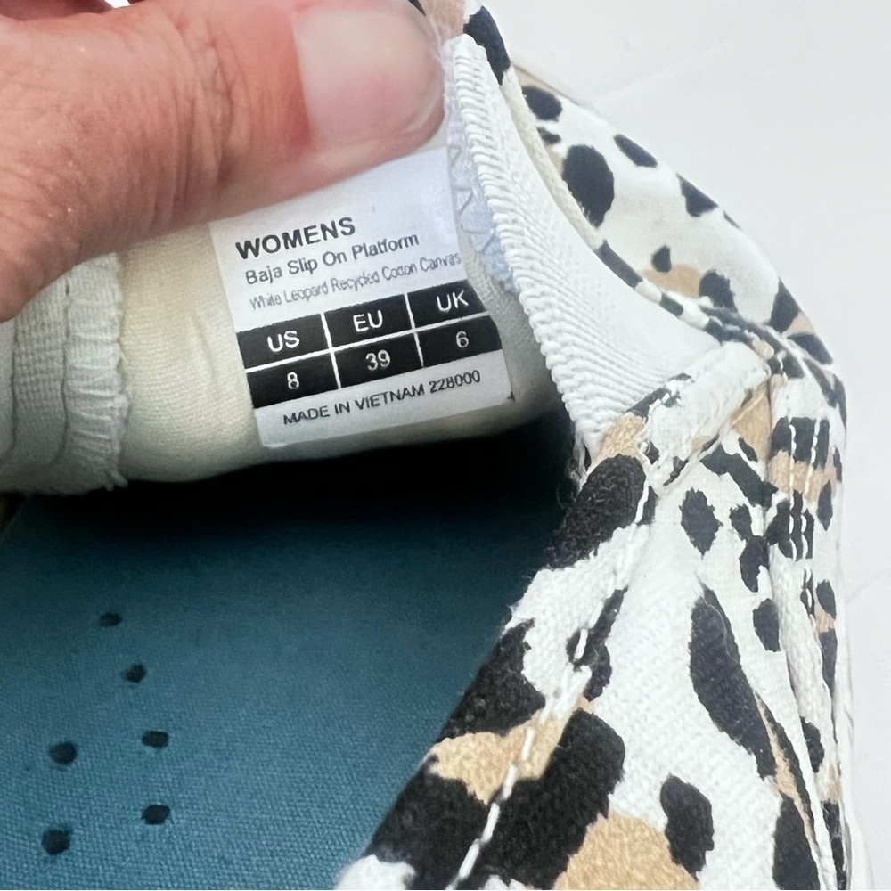 SeaVees Womens Baja Platform Leopard Athletic Sneakers Casual Shoes Size 8 ⬇️ - Picture 2 of 8